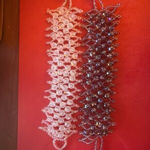 Saphiret Elegant Pink and Purple Beaded Bracelets